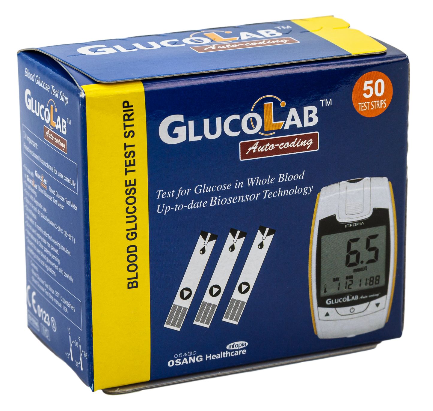 Glucolab Test Strips (50 Strips)