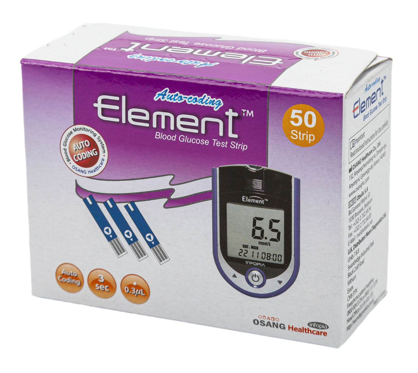 Element Test Strips (50 Strips)