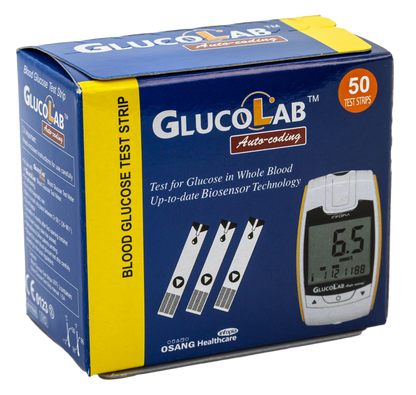 Glucolab Test Strips (50 Strips)