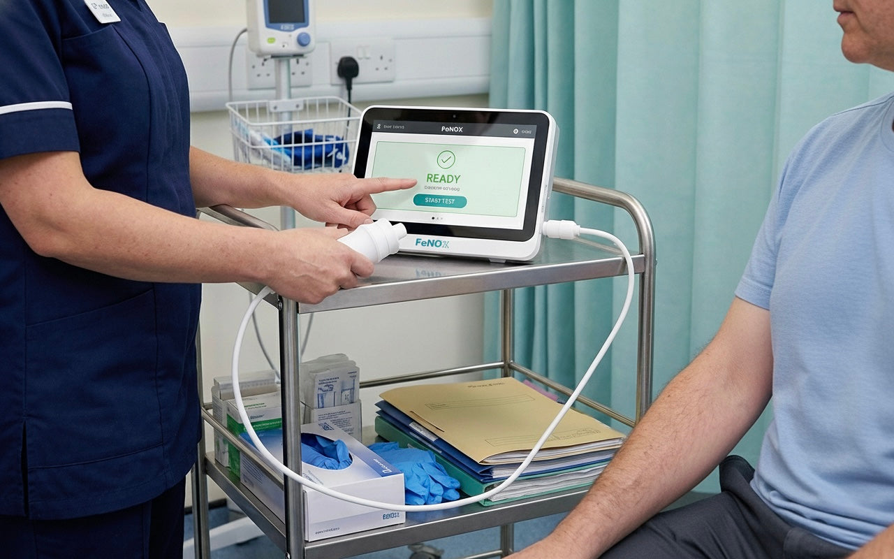 Clinically Effective FeNO testing without the complexity or cost.